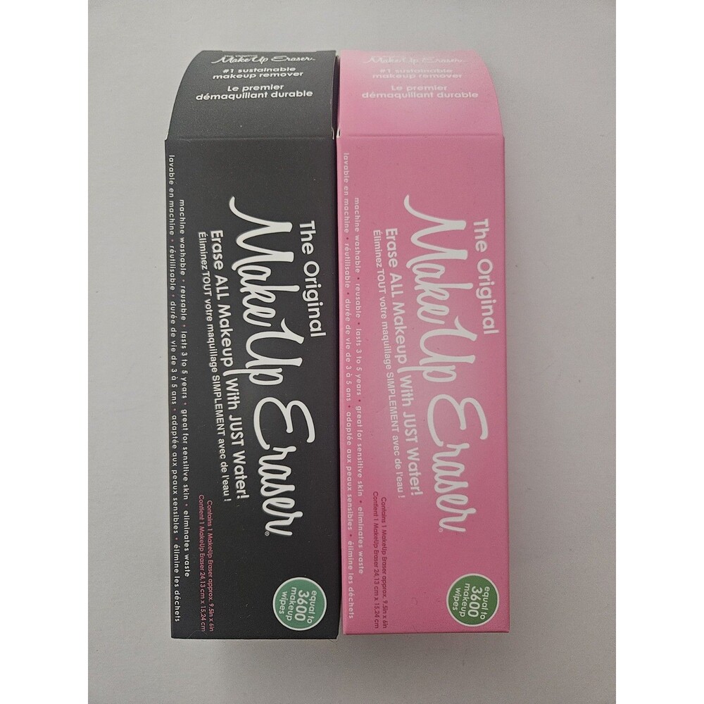 2 MakeUp Eraser Cloths - The Original Erase Makeup with Just Water Size 9.5"x 6"